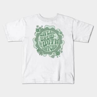 Life is Brew-tea-ful With Matcha Kids T-Shirt